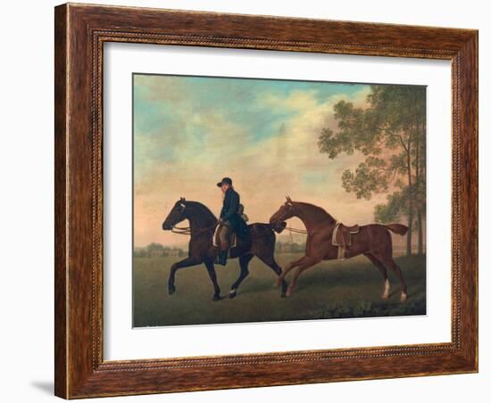 Two Hacks, 1789-George Stubbs-Framed Giclee Print