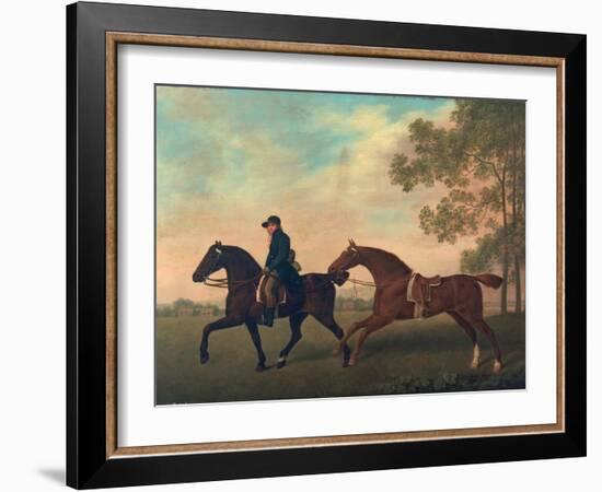 Two Hacks, 1789-George Stubbs-Framed Giclee Print