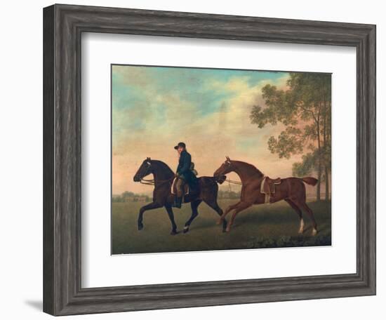 Two Hacks, 1789-George Stubbs-Framed Giclee Print