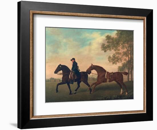 Two Hacks, 1789-George Stubbs-Framed Giclee Print