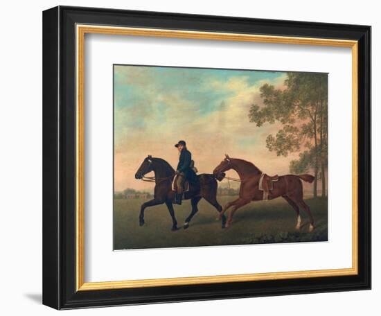 Two Hacks, 1789-George Stubbs-Framed Giclee Print