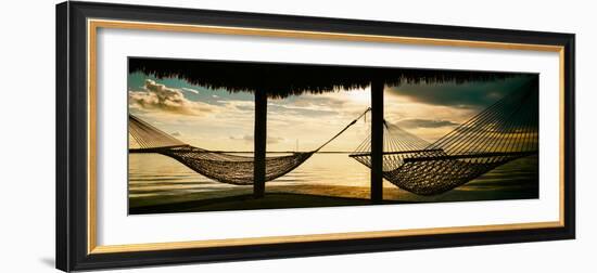 Two Hammocks at Sunset - Florida-Philippe Hugonnard-Framed Photographic Print