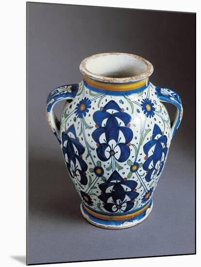 Two-Handled Bulbous Jug Decorated with Persian Palmettes-null-Mounted Giclee Print