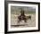 Two Happy Himba Girls Ride a Donkey to Market, Namibia-Nigel Pavitt-Framed Photographic Print