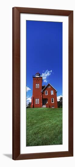 Two Harbors Lighthouse on Lake Superior's Agate Bay, Burlington Bay, Minnesota, USA-null-Framed Photographic Print