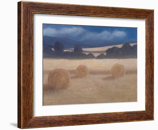 Two Hay Bales, 2012-Lincoln Seligman-Framed Giclee Print