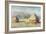 Two Haystacks-Claude Monet-Framed Giclee Print