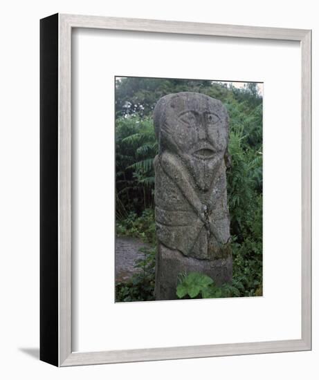 Two-headed Celtic 'Janus' figure, 5th century. Artist: Unknown-Unknown-Framed Giclee Print