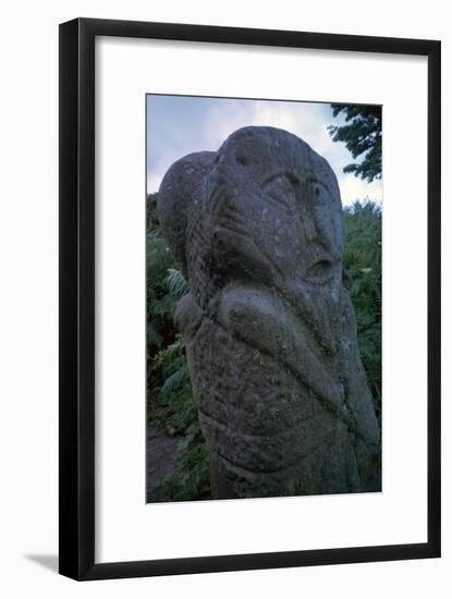 Two headed pagan Celtic figure, 5th century. Artist: Unknown-Unknown-Framed Giclee Print