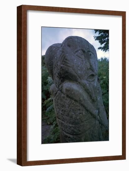 Two headed pagan Celtic figure, 5th century. Artist: Unknown-Unknown-Framed Giclee Print
