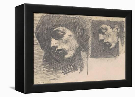 Two Heads, 1875-80-John Singer Sargent-Framed Premier Image Canvas