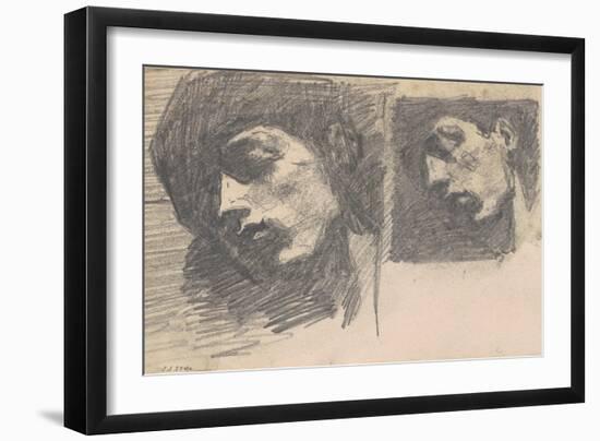 Two Heads, 1875-80-John Singer Sargent-Framed Giclee Print