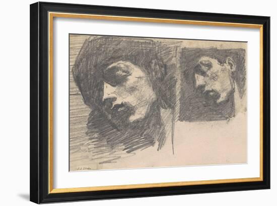 Two Heads, 1875-80-John Singer Sargent-Framed Giclee Print