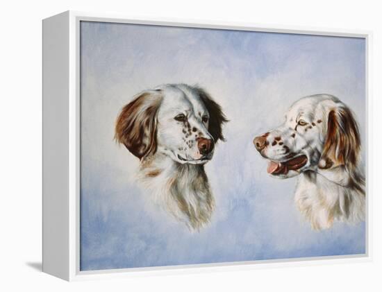 Two Heads, One as a Profile and One as a Portrait-Rusty Frentner-Framed Premier Image Canvas