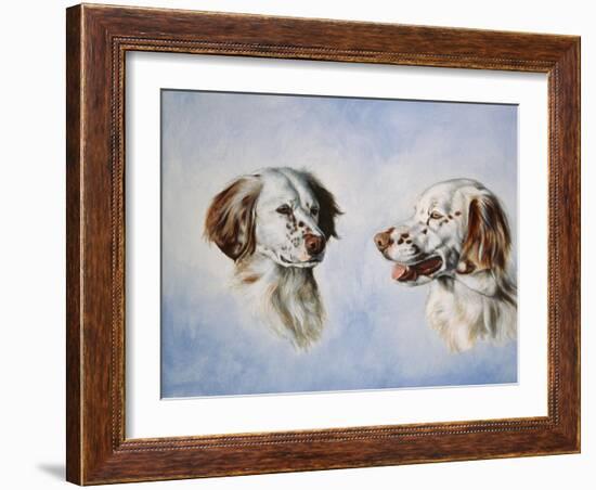 Two Heads, One as a Profile and One as a Portrait-Rusty Frentner-Framed Giclee Print