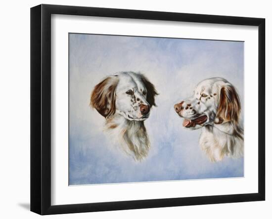 Two Heads, One as a Profile and One as a Portrait-Rusty Frentner-Framed Giclee Print