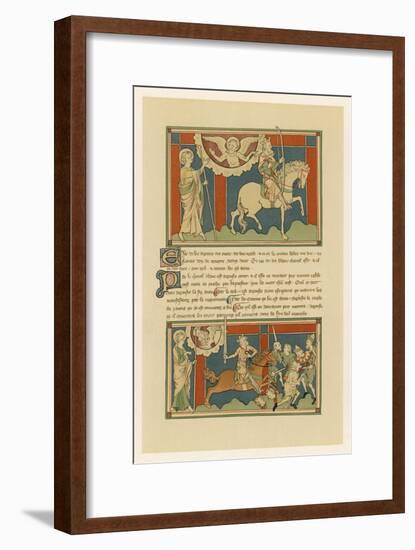 Two Horsemen from the Apocalypse, The Conquering King-null-Framed Art Print