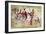 Two Horsemen in a Landscape Or, the Boddhisatva and His Equerry, Tang Period (Painted Stone)-null-Framed Giclee Print