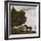 Two Horses Communing in a Landscape by George Stubbs-George Stubbs-Framed Giclee Print