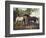 Two Horses in a Landscape-George Stubbs-Framed Giclee Print