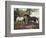 Two Horses in a Landscape-George Stubbs-Framed Giclee Print