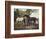 Two Horses in a Landscape-George Stubbs-Framed Giclee Print