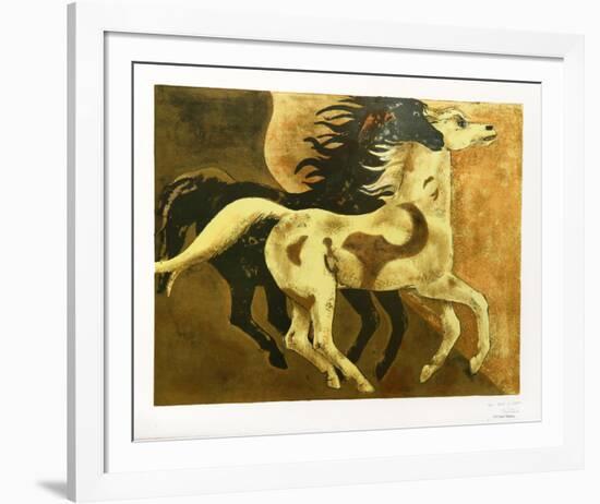 Two Horses-Millard Owen Sheets-Framed Collectable Print