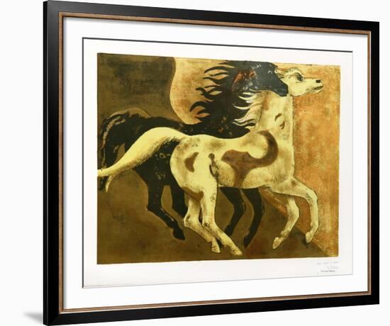 Two Horses-Millard Owen Sheets-Framed Collectable Print