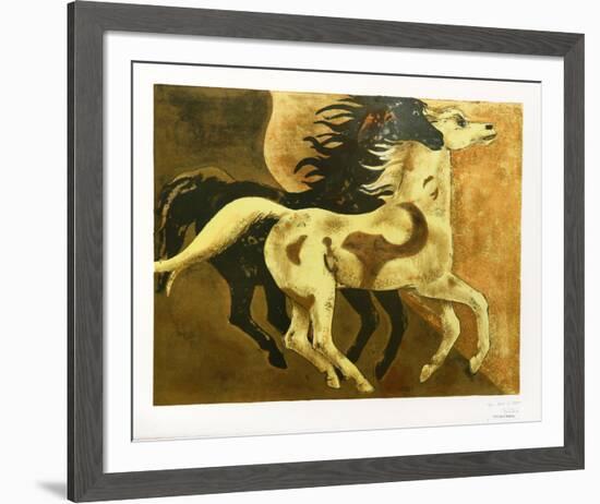 Two Horses-Millard Owen Sheets-Framed Collectable Print