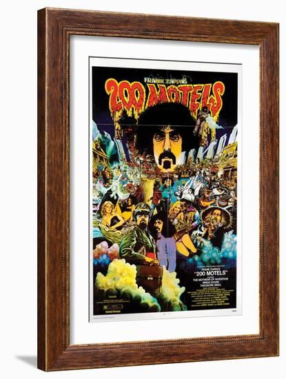 Two Hundred Hotels, Frank Zappa, 1971-null-Framed Premium Giclee Print