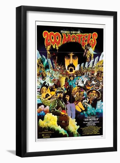 Two Hundred Hotels, Frank Zappa, 1971-null-Framed Premium Giclee Print