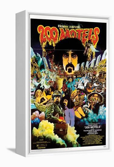 Two Hundred Hotels, Frank Zappa, 1971-null-Framed Stretched Canvas