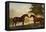 Two Hunters by a Lake-George Stubbs-Framed Premier Image Canvas