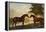 Two Hunters by a Lake-George Stubbs-Framed Premier Image Canvas