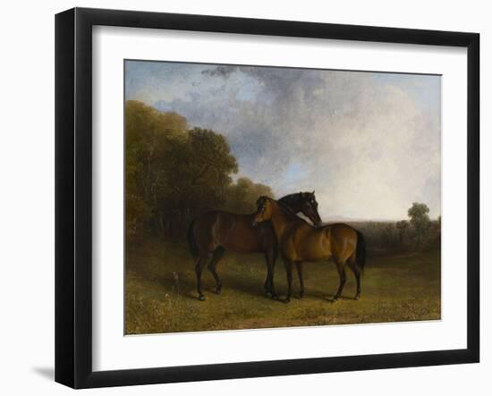 Two Hunters in a Landscape by Edward Robert Smythe-Edward Robert Smythe-Framed Giclee Print