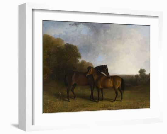 Two Hunters in a Landscape by Edward Robert Smythe-Edward Robert Smythe-Framed Giclee Print