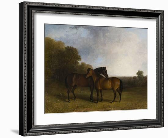 Two Hunters in a Landscape by Edward Robert Smythe-Edward Robert Smythe-Framed Giclee Print