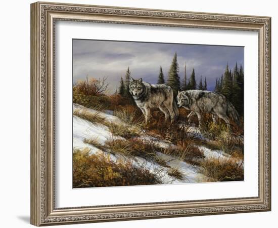 Two Hunters-Trevor V. Swanson-Framed Giclee Print