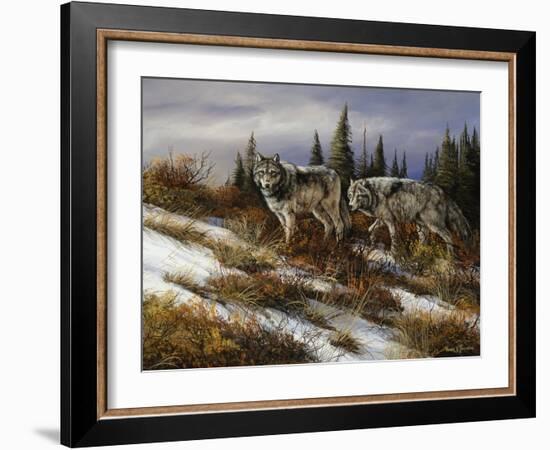 Two Hunters-Trevor V. Swanson-Framed Giclee Print