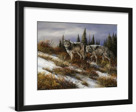 Two Hunters-Trevor V. Swanson-Framed Giclee Print