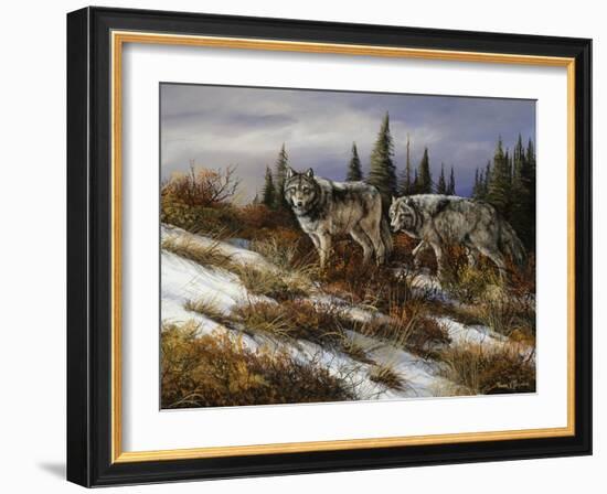 Two Hunters-Trevor V. Swanson-Framed Giclee Print