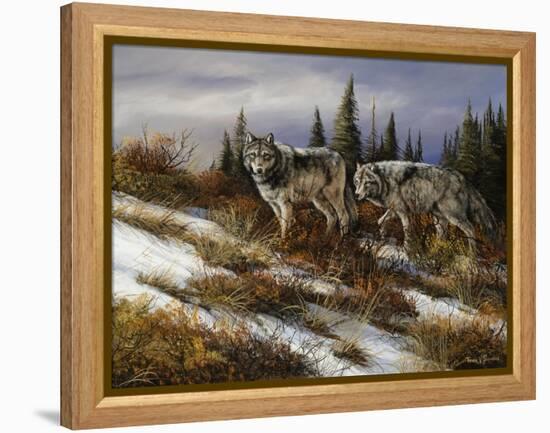 Two Hunters-Trevor V. Swanson-Framed Premier Image Canvas