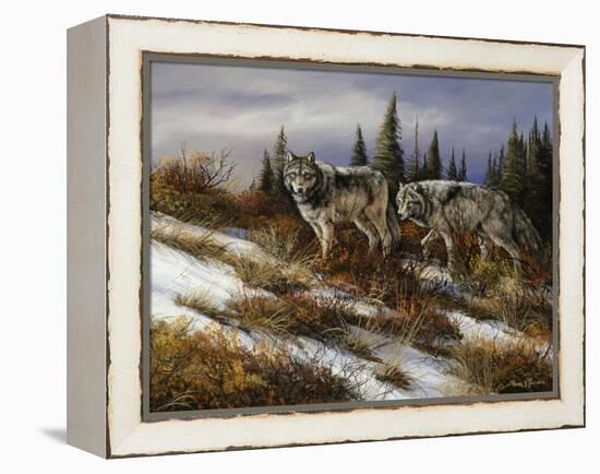 Two Hunters-Trevor V. Swanson-Framed Premier Image Canvas