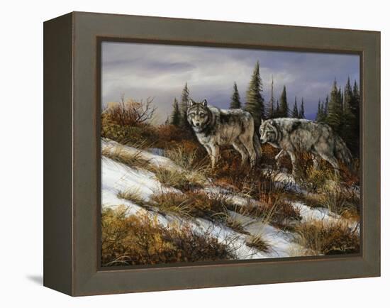 Two Hunters-Trevor V. Swanson-Framed Premier Image Canvas