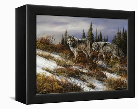 Two Hunters-Trevor V. Swanson-Framed Premier Image Canvas