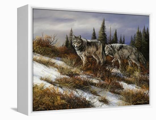 Two Hunters-Trevor V. Swanson-Framed Premier Image Canvas