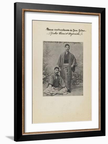 Two Instructors Jiu Jitsu (Yuko Tani and Ubyenishi)-null-Framed Giclee Print