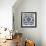 Two Iznik Pottery Tiles-null-Framed Giclee Print displayed on a wall