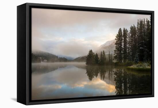 Two Jack Lake, Banff National Park, Canadian Rockies, Alberta Province, Canada-Sonja Jordan-Framed Premier Image Canvas