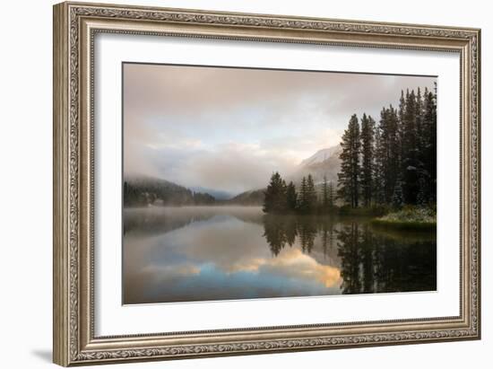 Two Jack Lake, Banff National Park, Canadian Rockies, Alberta Province, Canada-Sonja Jordan-Framed Photographic Print